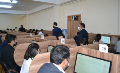 Prokurorluq orqanlarına qəbulla bağlı test imtahanı keçirildi