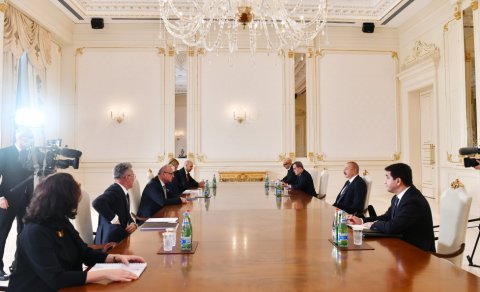 Prezident xorvatiyalı naziri qəbul etdi