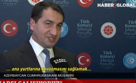 Hikmət Hacıyev “Haber Global”ın efirindən İrana mesaj verdi - VİDEO