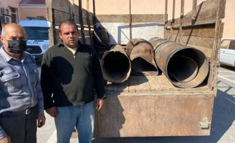 Azad edilmiş ərazilərə icazəsiz daxil olmaq istəyən şəxslər HƏBS OLUNDU - FOTO