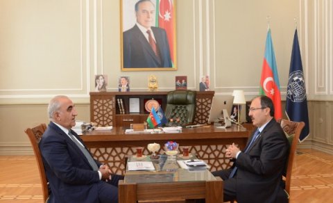 Ədalət Muradov Cahit Bağçı ilə görüşdü - FOTO