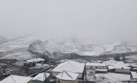 Xınalığa 25 sm qar yağdı - FAKTİKİ HAVA