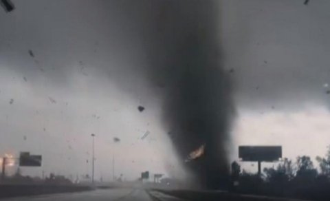 ABŞ-da dəhşətli tornado - ANBAAN VİDEO
