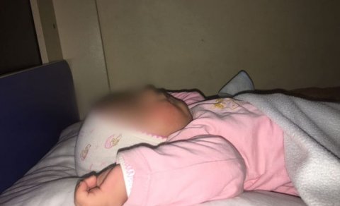 Dörd aylıq körpə uşaq sığınacağına verildi