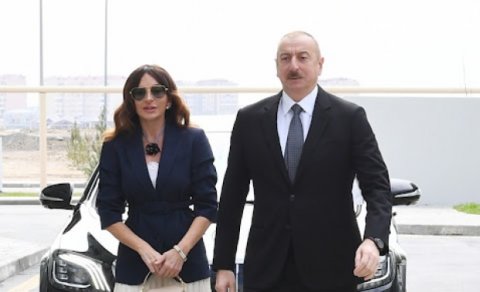 İlham Əliyev və xanımı Şamaxıda