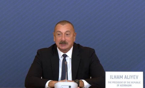 İlham Əliyev Qlobal Bakı Forumunda çıxış edir - YENİLƏNİR + CANLI YAYIM