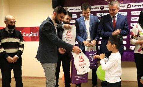 “Kontakt” “Zəfər Günü”nü Sumqayıtdan olan şəhid övladları ilə qeyd edib