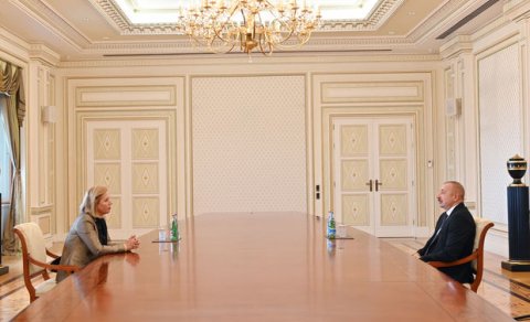 Prezident İsrailin sabiq xarici işlər nazirini qəbul etdi