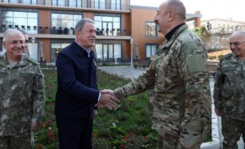 İlham Əliyev Şuşada Hulusi Akarı qəbul etdi - FOTO (YENİLƏNİB)