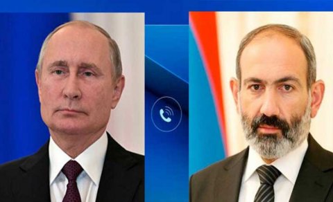 Paşinyan Azərbaycanla sərhəddə vəziyyətlə bağlı Putinə zəng etdi