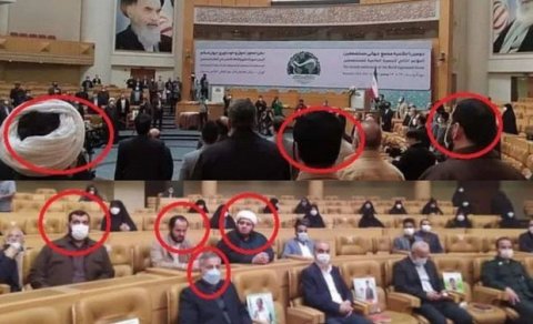 Azərbaycanda axtarışda olan şəxslər İranda konfransda - FOTO
