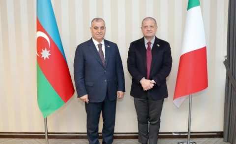 Əli Nağıyev İtaliyanın Maliyyə Qvardiyasının baş komandanını qəbul etdi