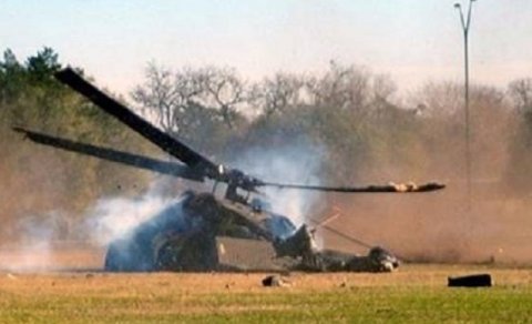 Azərbaycanda hərbi helikopter QƏZAYA UĞRADI