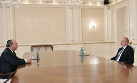 İlham Əliyev ABŞ Etnik Anlaşma Fondunun prezidentini qəbul etdi