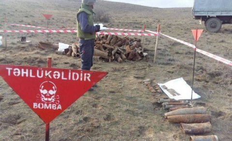Azad edilən ərazilərdə daha 30 mina aşkarlanıb - FOTO