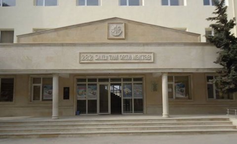 282 nömrəli məktəb şagirdlə bağlı məsələyə aydınlıq gətirdi