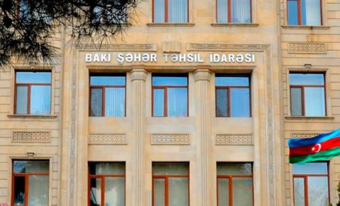 Bakı Şəhər Təhsil İdarəsinin binasından OĞURLUQ