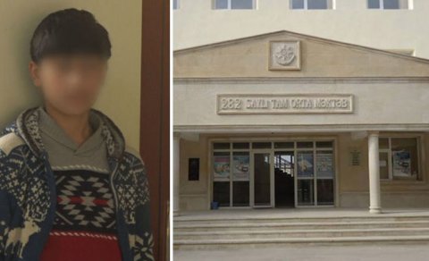 282 nömrəli məktəbdə problem davam edir: Yeni görüntülər yayıldı (VİDEO)