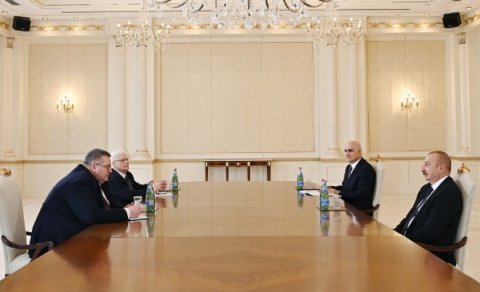 İlham Əliyev Aleksey Overçuku qəbul etdi