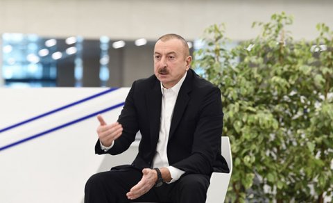 İlham Əliyev Zəfər Muzeyinin tikintisindən danışdı