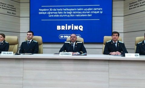 Qaraheybətdəki helikopter qəzasının səbəbləri açıqlanır -CANLI YAYIM