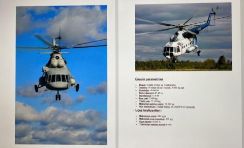 Helikopter belə qəzaya uğradı - FOTOLAR