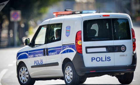 Polis əməkdaşı QƏZAYA DÜŞDÜ