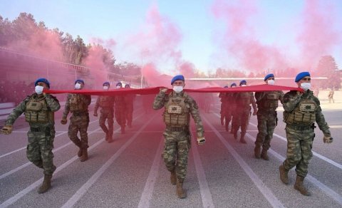 Türkiyədə Azərbaycan hərbçilərinin növbəti qrupu komando kursunu bitirib