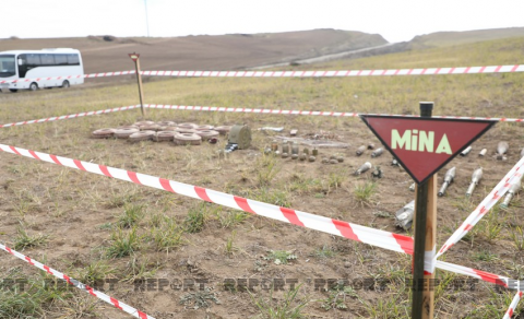 Azad edilən ərazilərdə aşkarlanan minaların sayı AÇIQLANDI