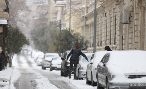 Qarlı hava şəraiti ilə bağlı əhaliyə XƏBƏRDARLIQ