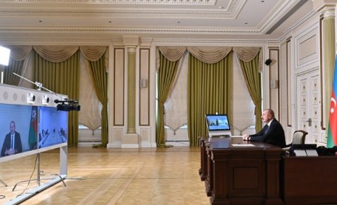 İlham Əliyev Monteneqro parlamentinin sədrini videoformatda qəbul etdi - YENİLƏNİB