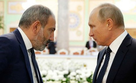 Putinlə Paşinyan sərhədlərin müəyyənləşməsini müzakirə etdi