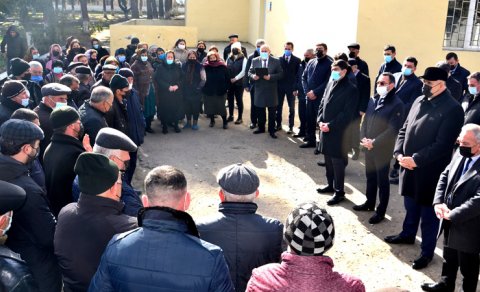 Ağstafa Poylu kəndində sakinlərlə görüş keçirildi - FOTOLAR