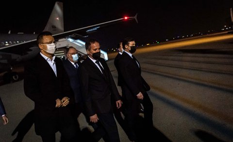 Macarıstanın XİN rəhbəri Azərbaycandadır - FOTO