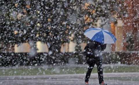 Sabah Bakıda sulu qar yağacaq