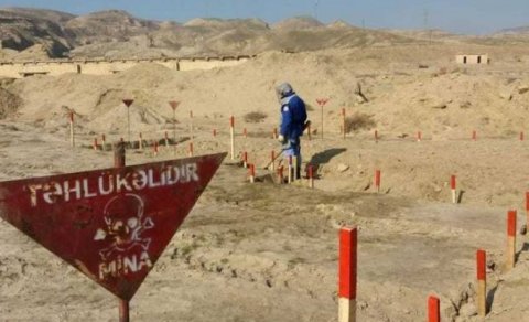 Azad edilən ərazilərdə daha 17 mina aşkarlandı- FOTO