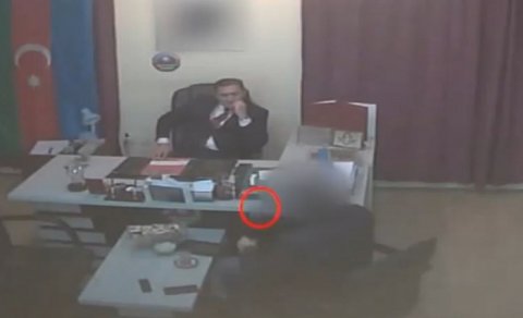 Ramil Şükürovun pul aldığı anın görüntüləri - ANBAAN VİDEO
