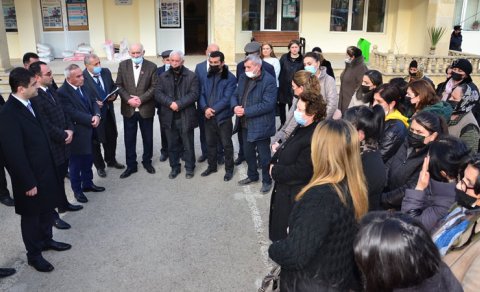 Seymur Orucov Dağ Kəsəmən kəndinə getdi - FOTOLAR