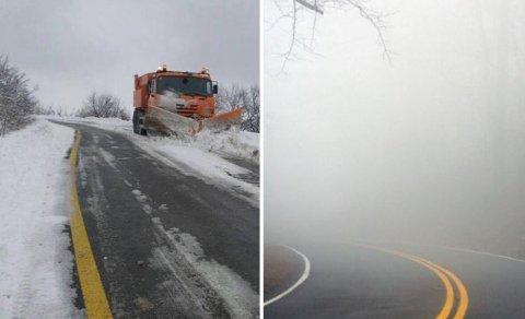 Bəzi yollar buz bağlayacaq, görünüş məsafəsi məhdudlaşacaq