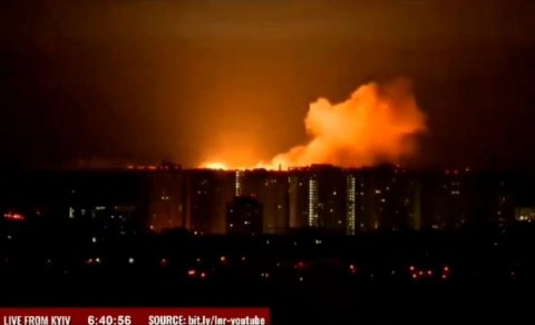 Ukrayna şəhərləri bombalanır – VİDEO