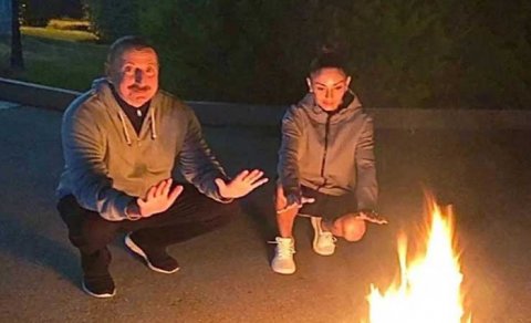 Mehriban Əliyeva Od çərşənbəsi ilə bağlı paylaşım etdi (FOTOLAR)