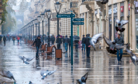 Sabah yağış yağacaq, güclü külək əsəcək - XƏBƏRDARLIQ