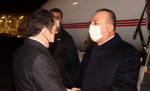 Mövlud Çavuşoğlu Bakıya gəlib - FOTO