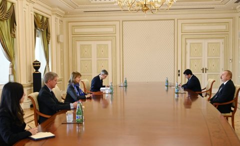 Prezident Böyük Britaniya Baş nazirinin Azərbaycan üzrə ticarət elçisini qəbul etdi