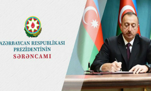 Prezident SƏRƏNCAM İMZALADI