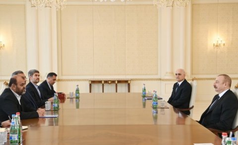 İlham Əliyev iranlı naziri qəbul etdi - FOTO