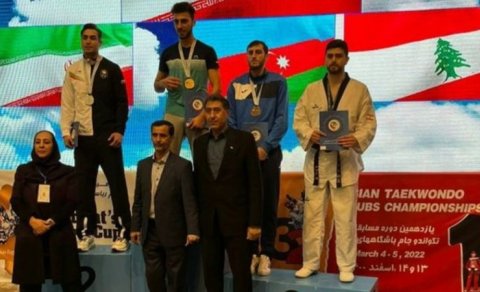 Azərbaycan taekvondoçuları İranda 5 medal qazandı