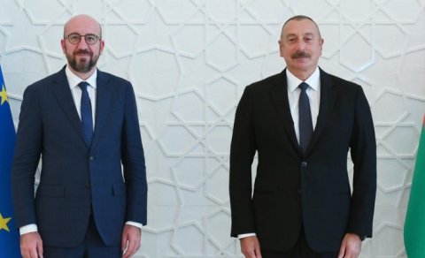 Prezident Şarl Mişellə Ukraynadakı vəziyyəti müzakirə etdi