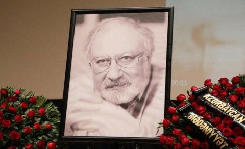 Prezident və xanımı Rüstəm İbrahimbəyovun vida mərasiminə əklil göndərdi - FOTO