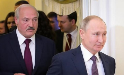 Putin və Lukaşenko Ukraynanı müzakirə edib